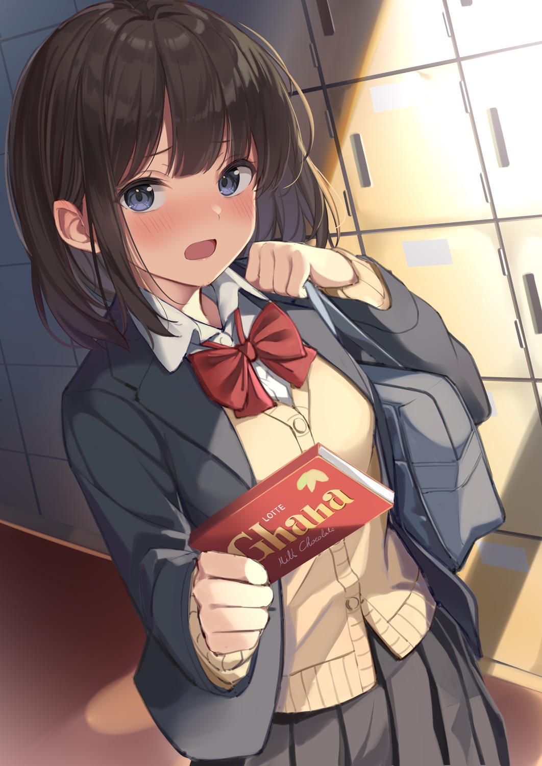 imsaibo3, seifuku, sweater, valentine