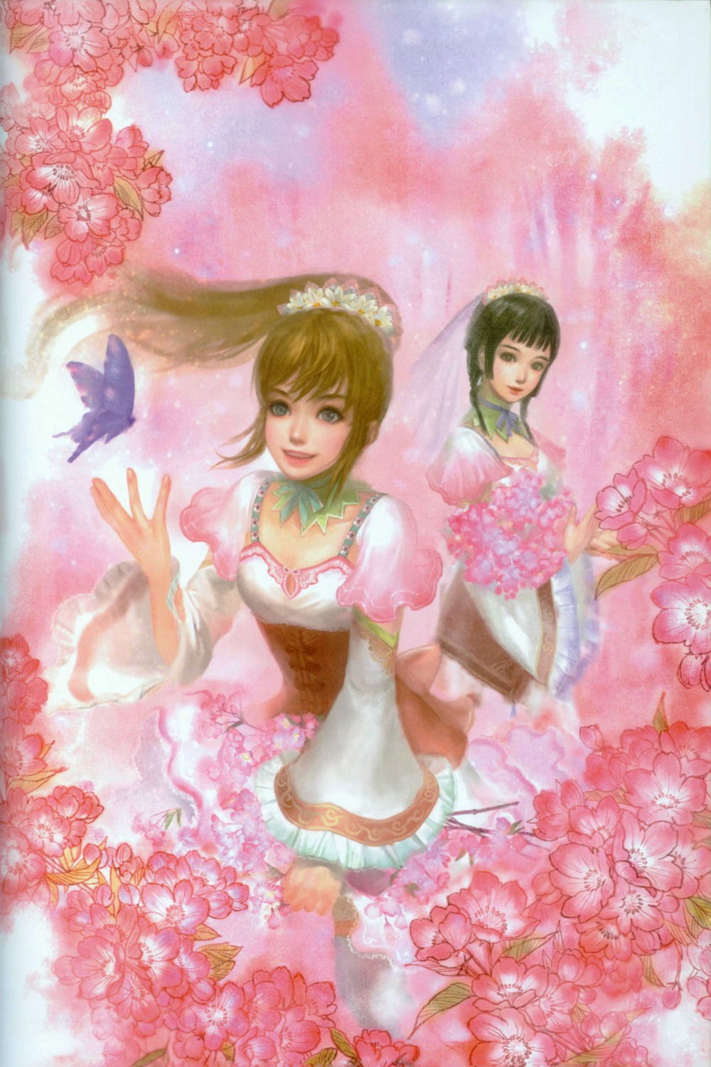 da_qiao, dynasty_warriors, landscape, xiao_qiao