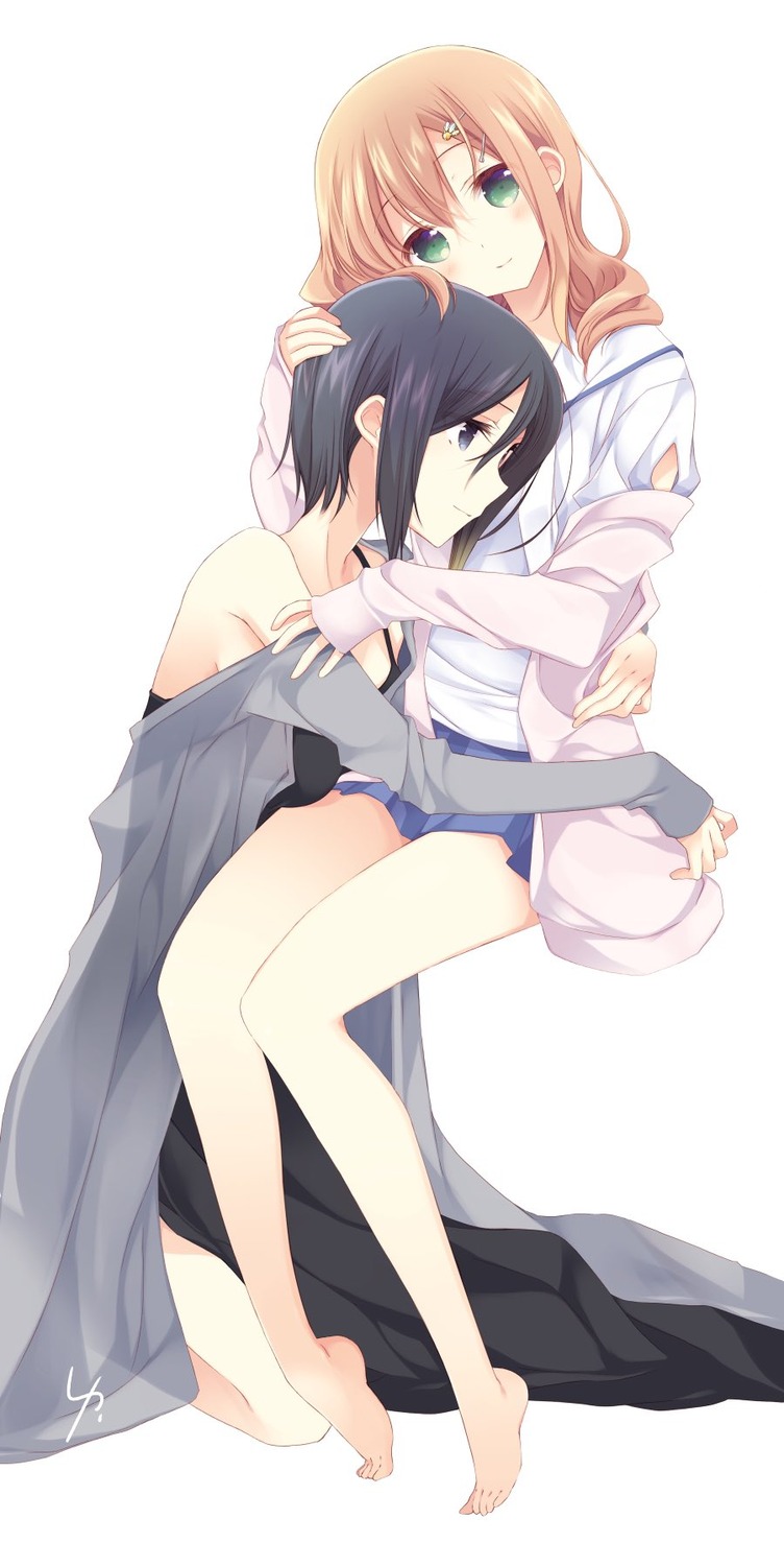 dress, enami_kiyose, see_through, seifuku, slow_start, sweater, tagme, tokura_eiko
