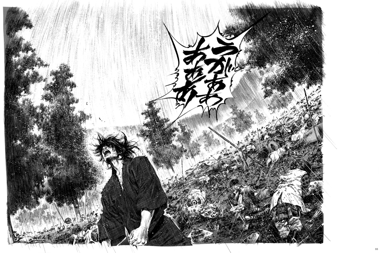 inoue_takehiko, male, monochrome, vagabond
