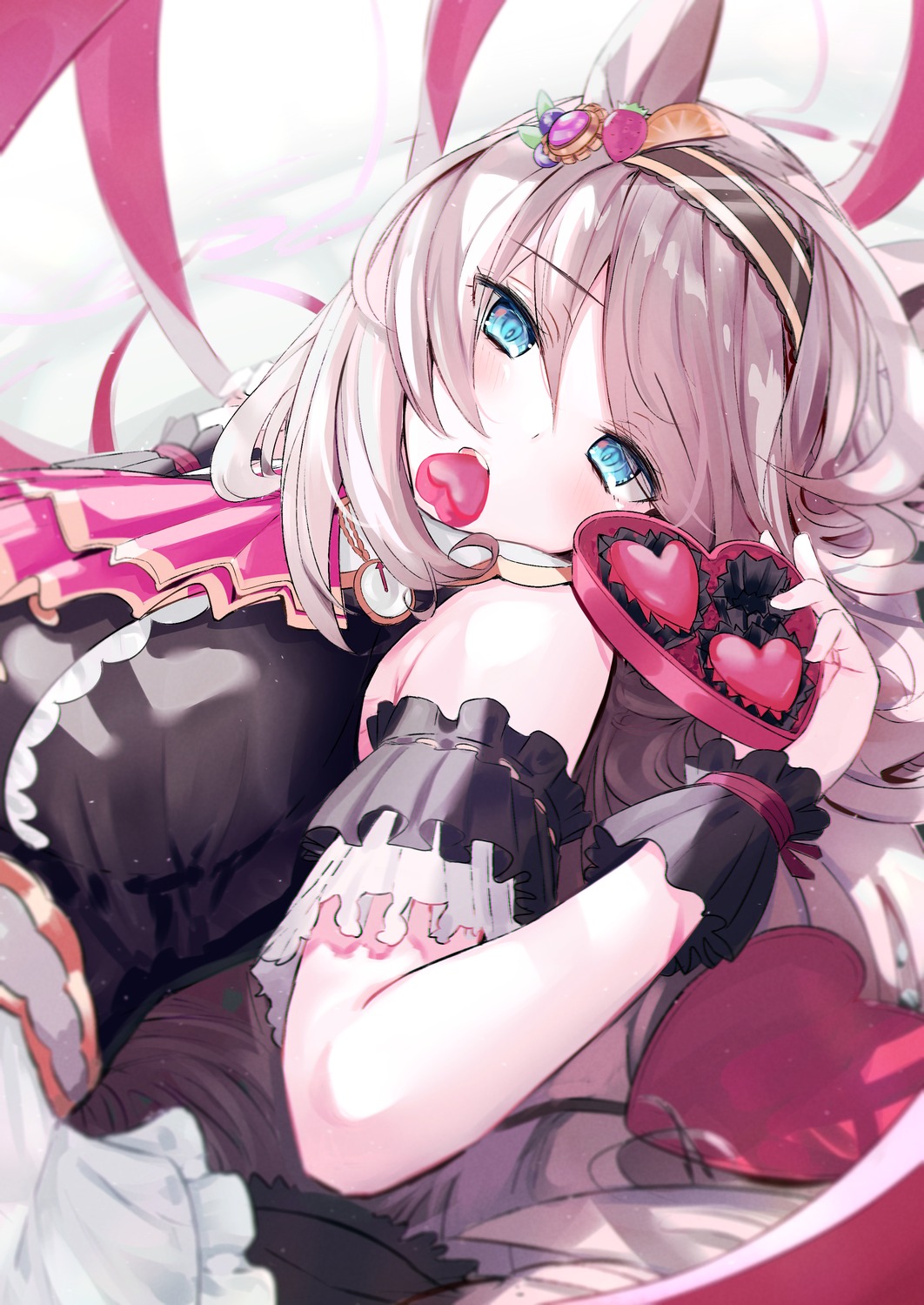 animal_ears, mihono_bourbon_(umamusume), mikami_hotaka, uma_musume_pretty_derby, valentine