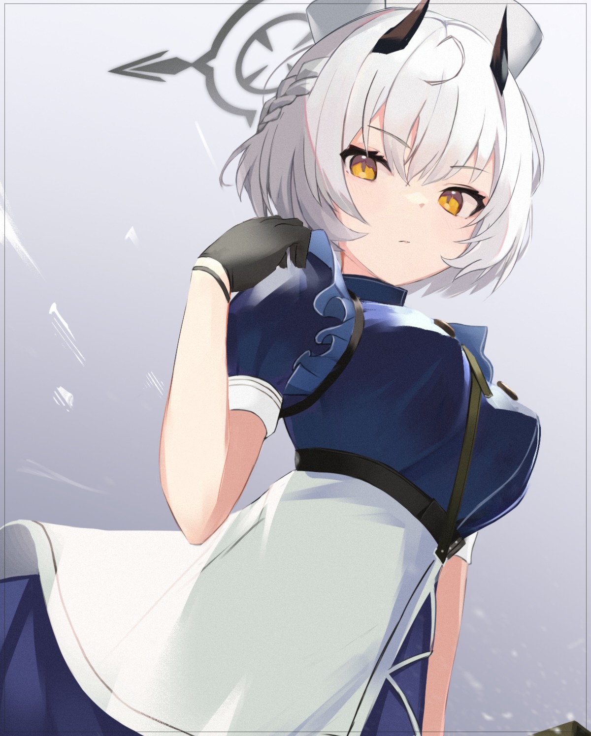 blue_archive, darudana, halo, himuro_sena, horns, nurse