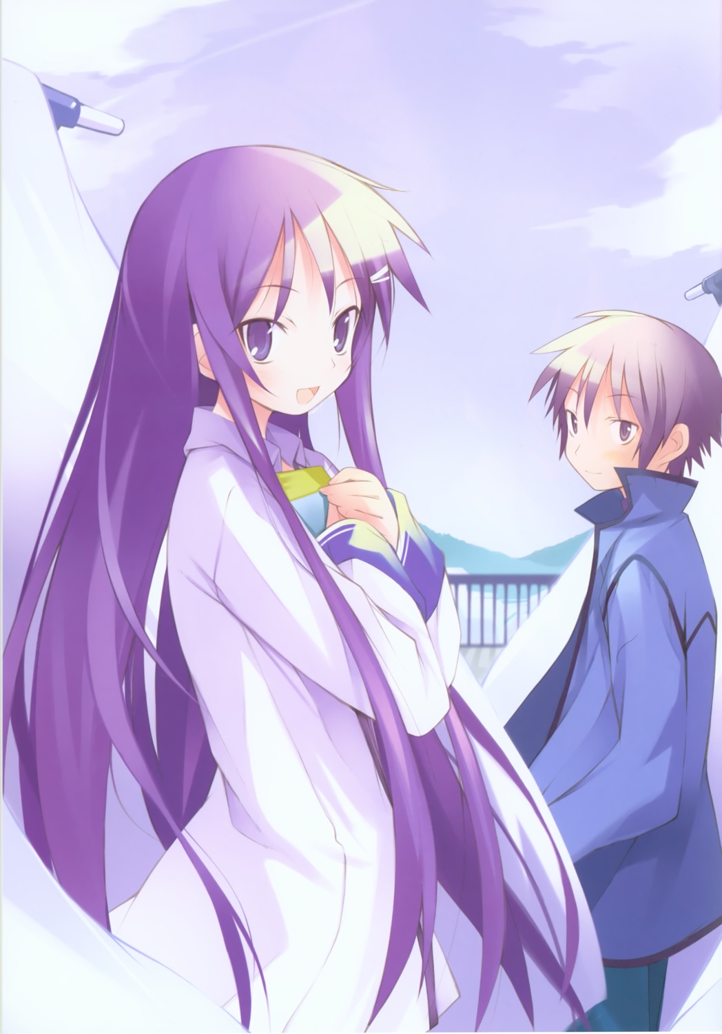 akiba_rika, cropme, dress, ezaki_yuuichi, hanbun_no_tsuki_ga_noboru_sora, yamamoto_keiji