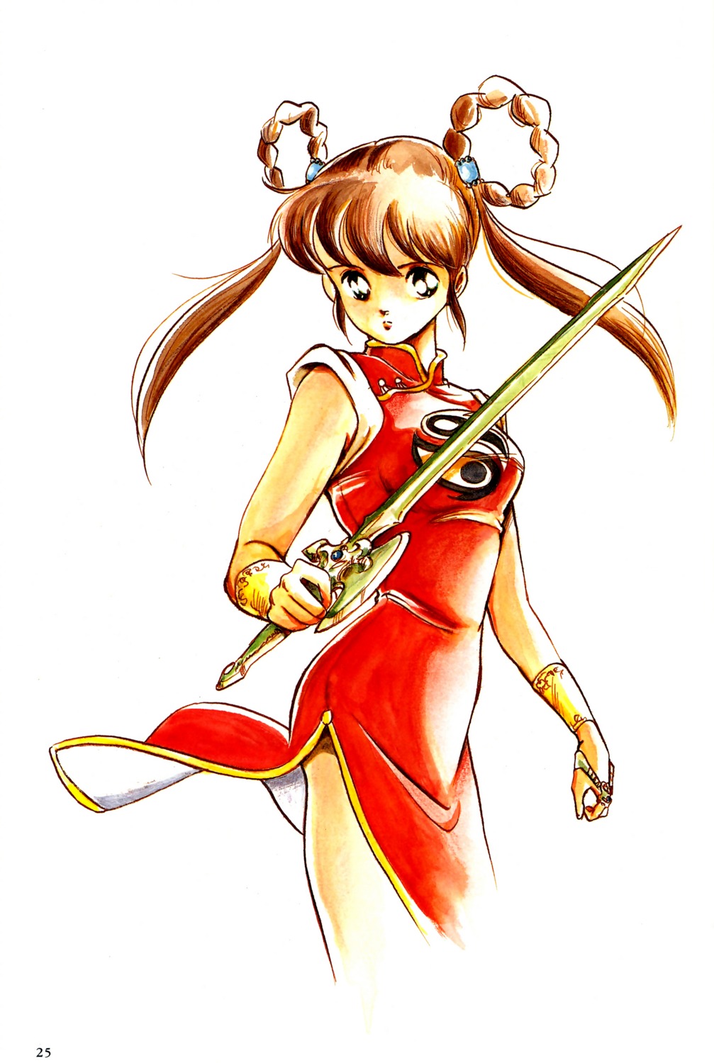 chinadress, mamono_hunter_youko, mano_youko, sword