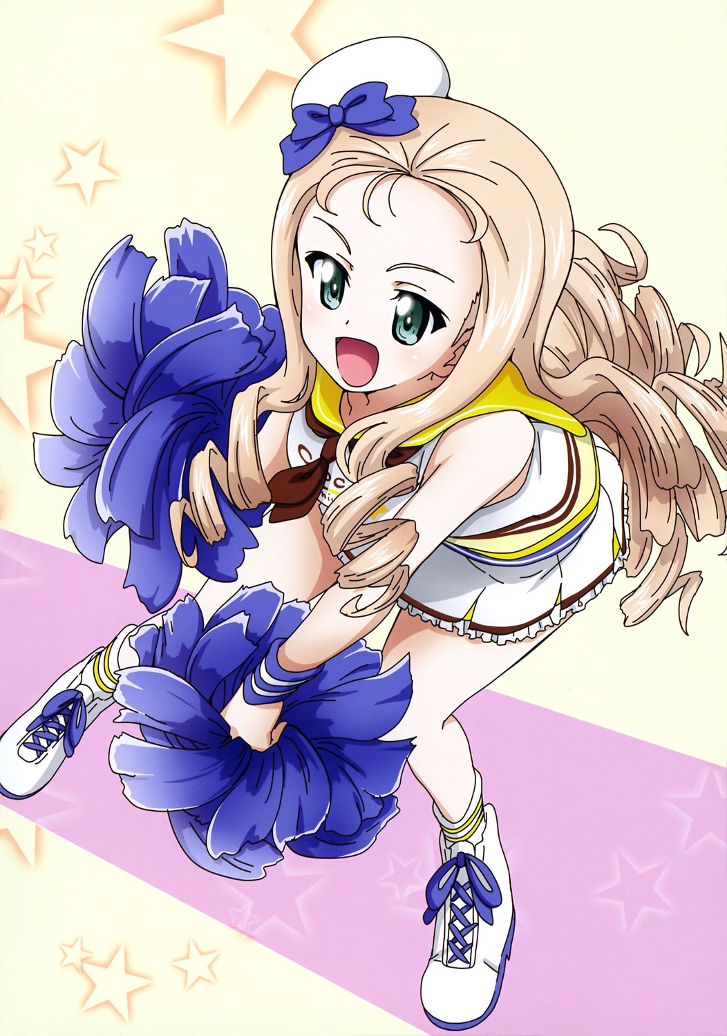 cheerleader, girls_und_panzer, kanau, marie_(girls_und_panzer)