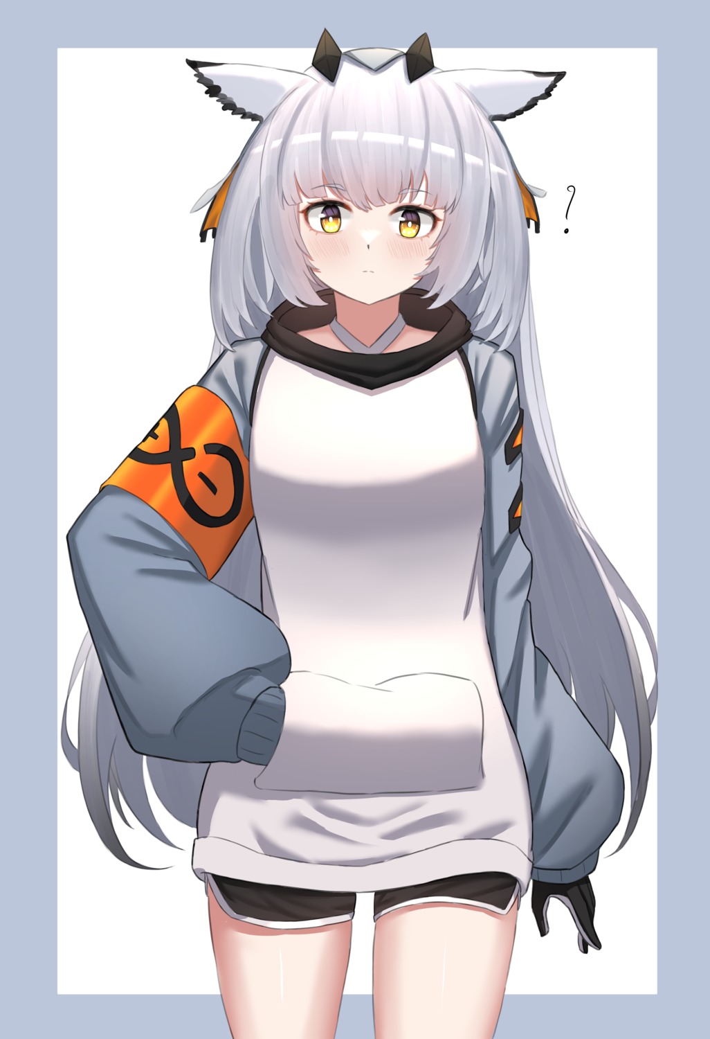 animal_ears, arknights, chewycandy, ptilopsis_(arknights)