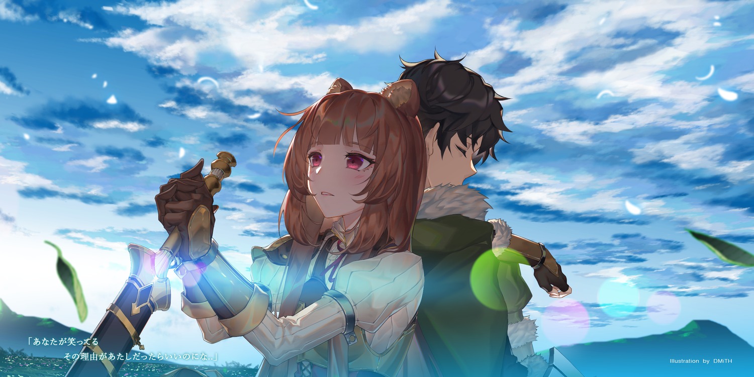 animal_ears, dmith, iwatani_naofumi, raphtalia, sword, tate_no_yuusha_no_nariagari