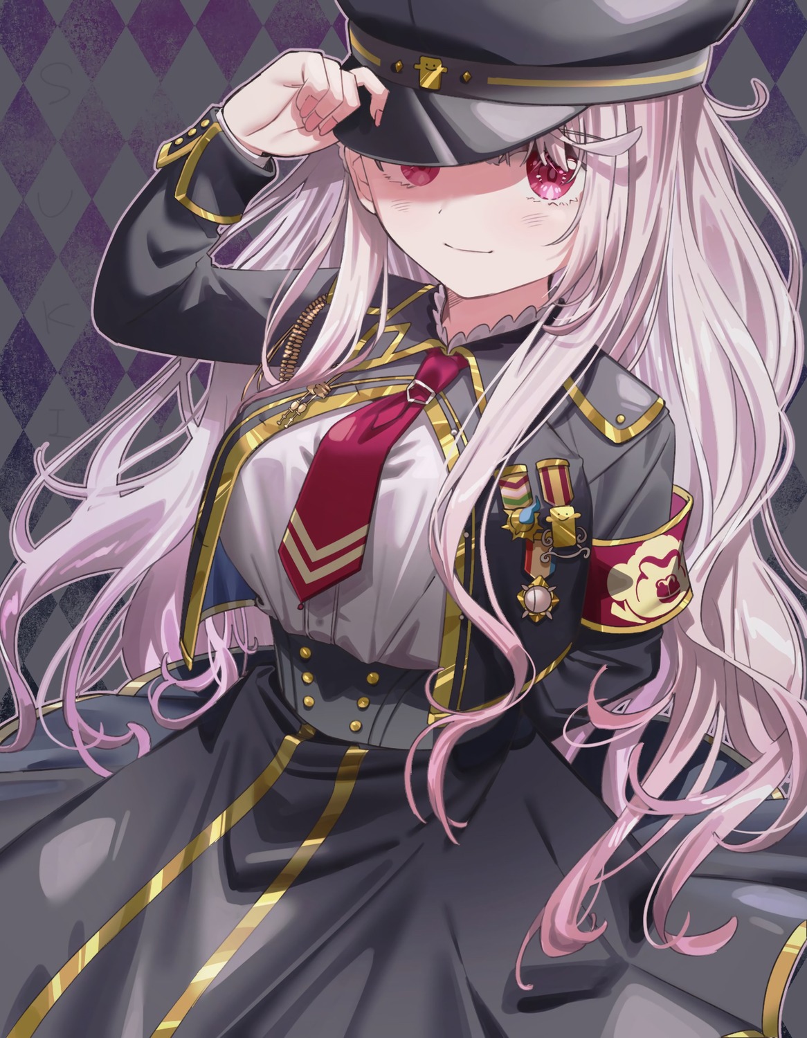 nijisanji, nijisanji_gamers, nisa, shiina_yuika, uniform