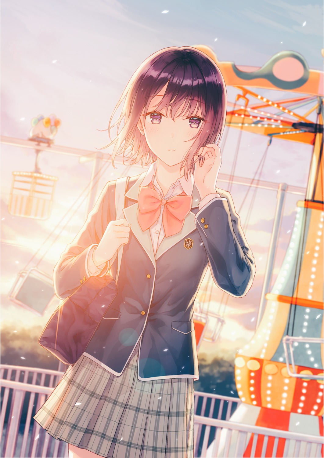 hiten, minase_akiha, sankaku_no_kyori_wa_kagiri_nai_zero, seifuku