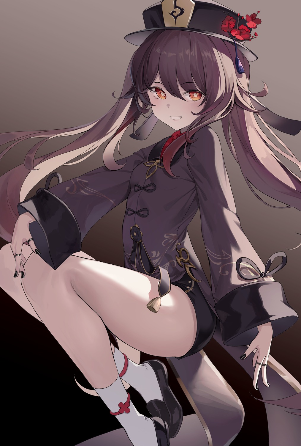 asian_clothes, dampi, genshin_impact, hu_tao