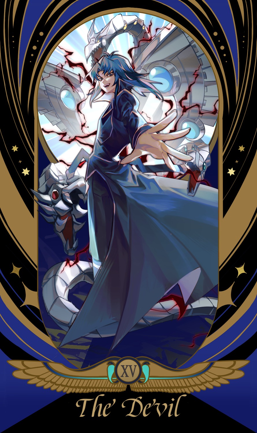 cyber_end_dragon, male, marufuji_ryou, ssbaby, tarot, yugioh, yugioh_gx