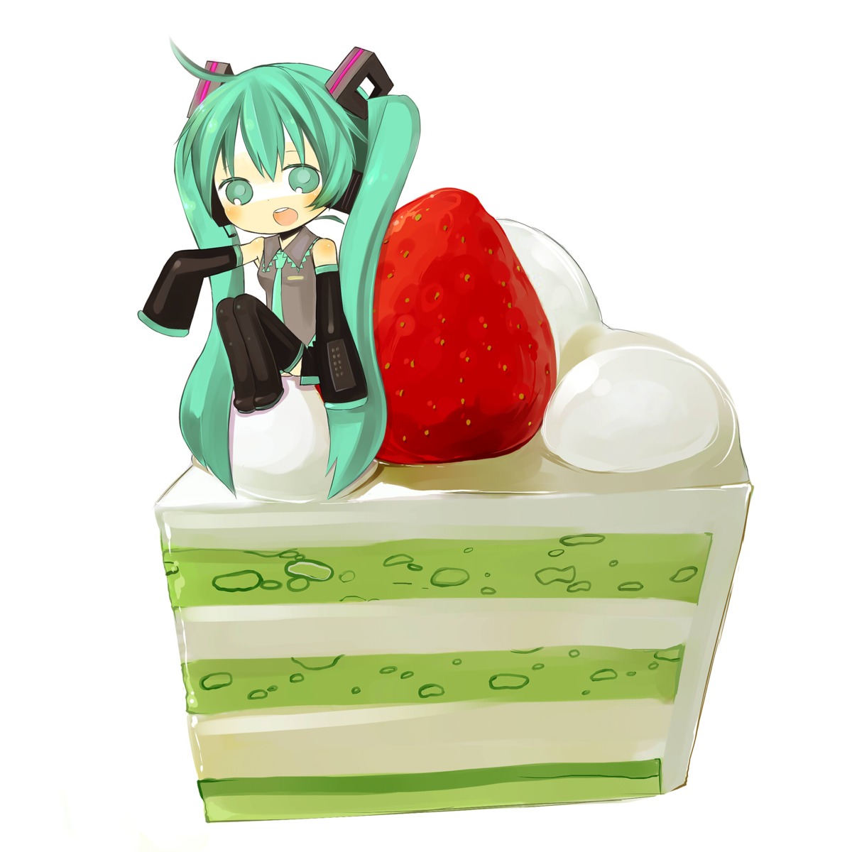 akisame_kou, chibi, hatsune_miku, vocaloid
