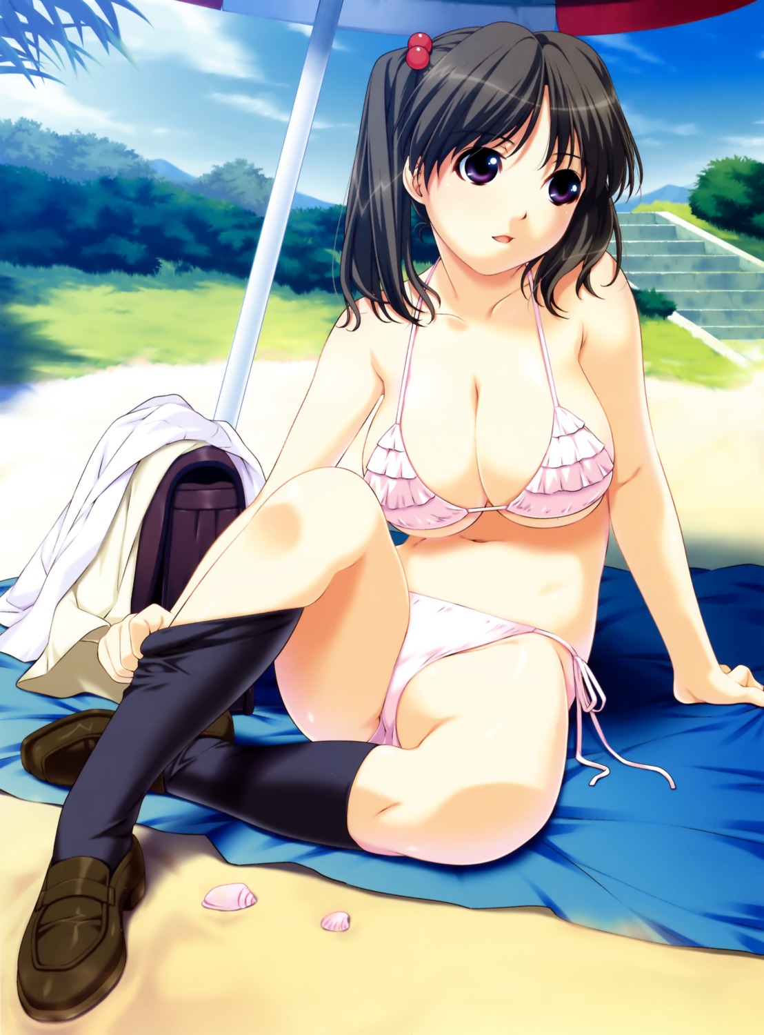 bikini, cleavage, ino, kimihagu, serizawa_madoka, swimsuits