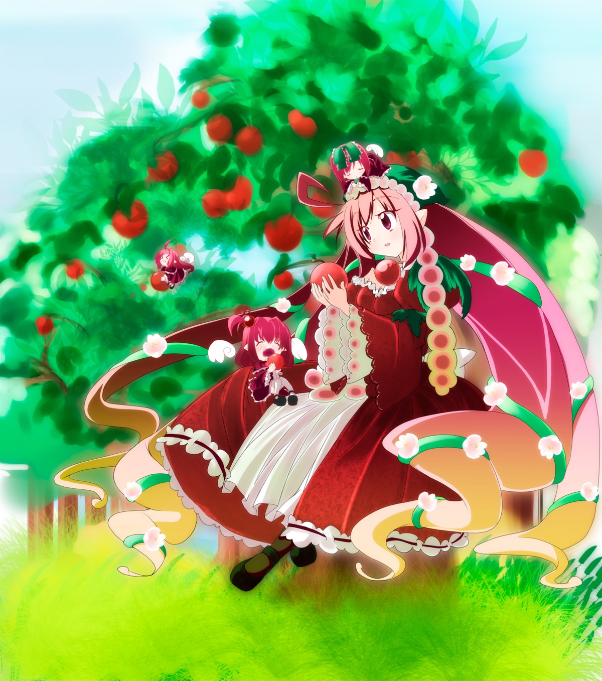 dress, fairy, haru, wings