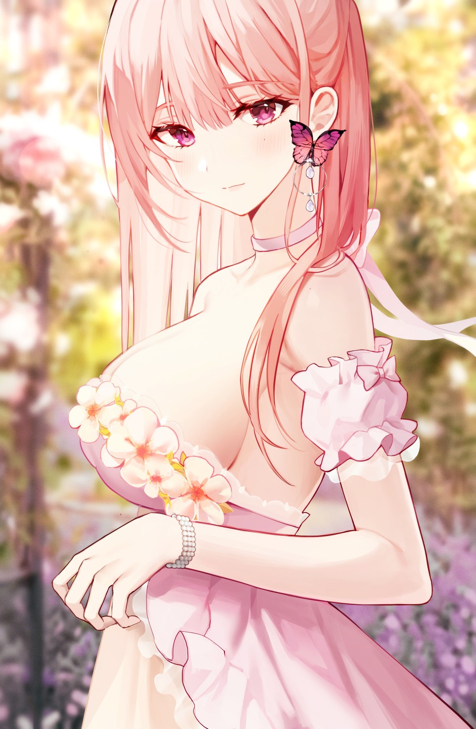 churi_(oxxchurixxo), dress, no_bra