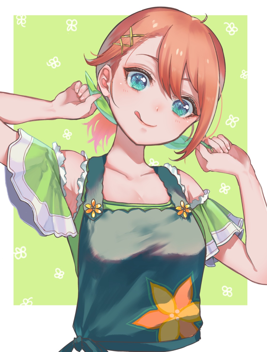 5-toubun_no_hanayome, aibon, cleavage, nakano_yotsuba
