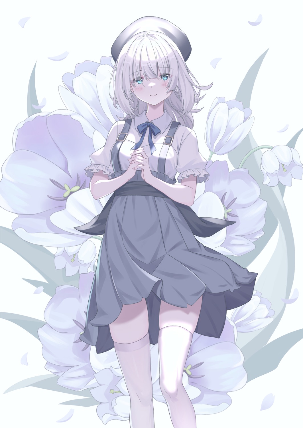 calder_(pixiv3698273), skirt_lift, thighhighs