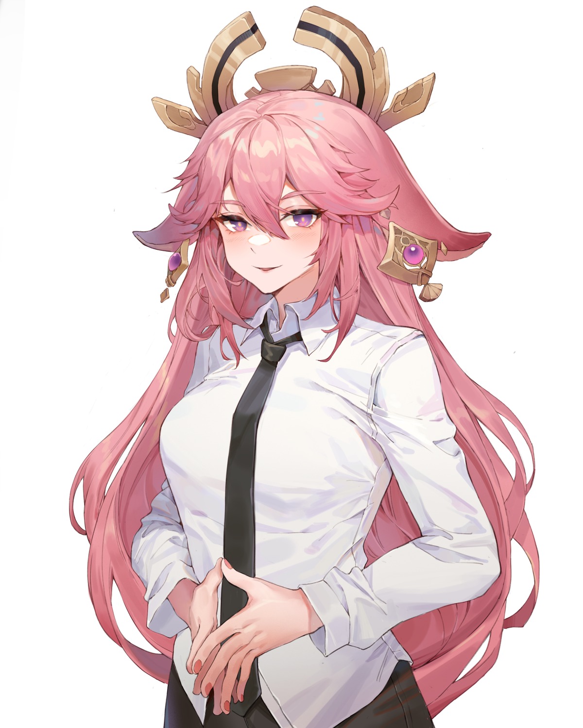 genshin_impact, qingshu, yae_miko
