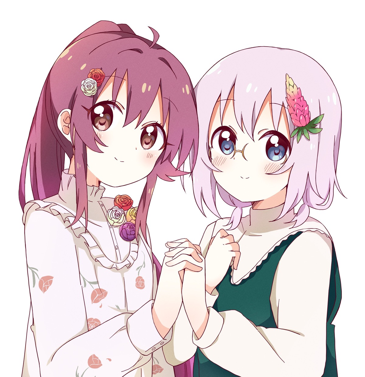 ikeda_chitose, megane, mesushio, sugiura_ayano, yuri, yuru_yuri