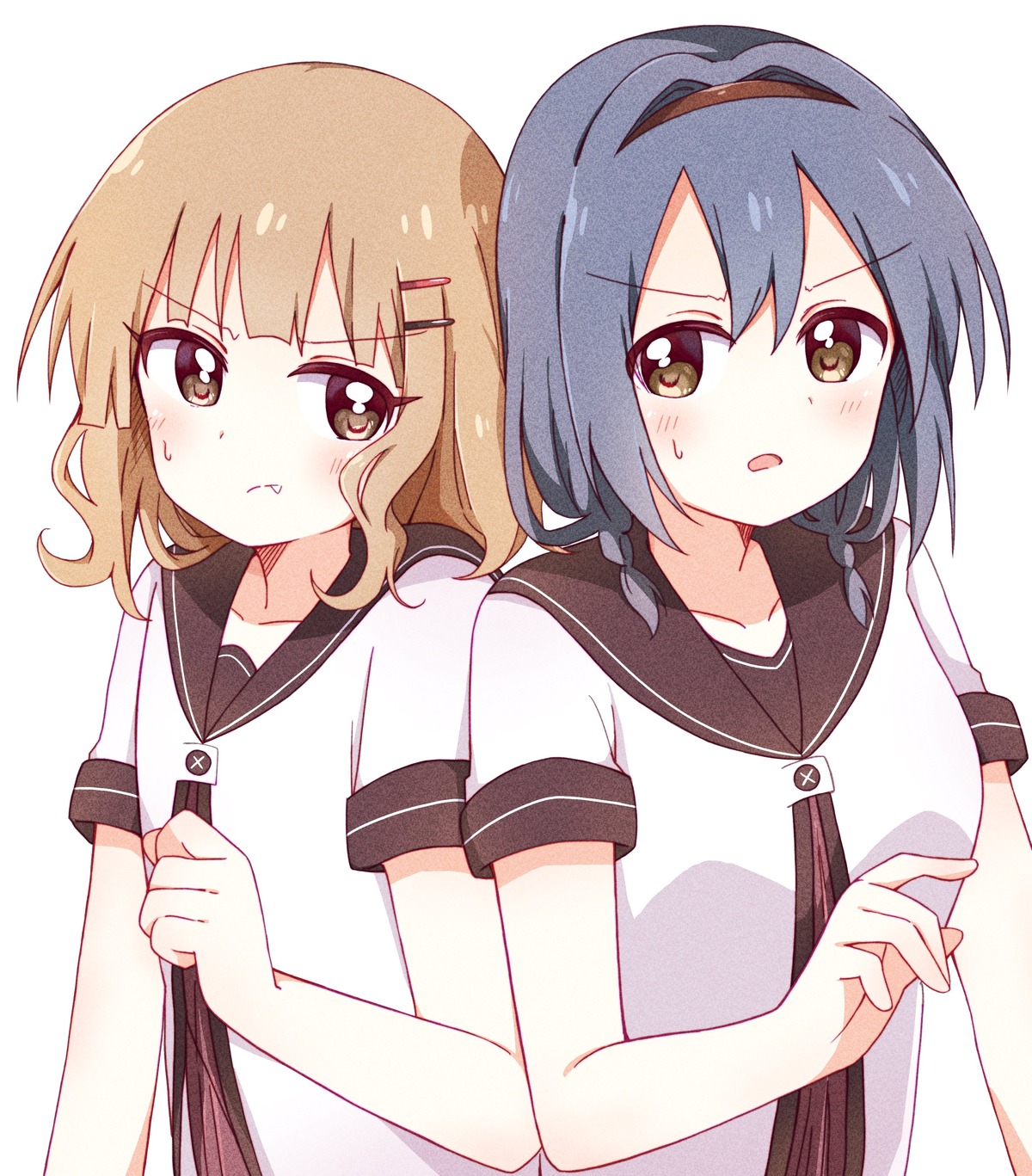 furutani_himawari, mesushio, oomuro_sakurako, seifuku, yuru_yuri