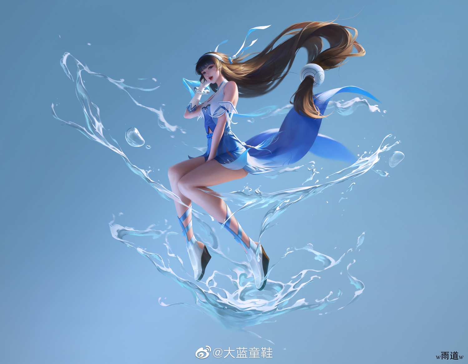 arran, da_qiao, honor_of_kings, watermark