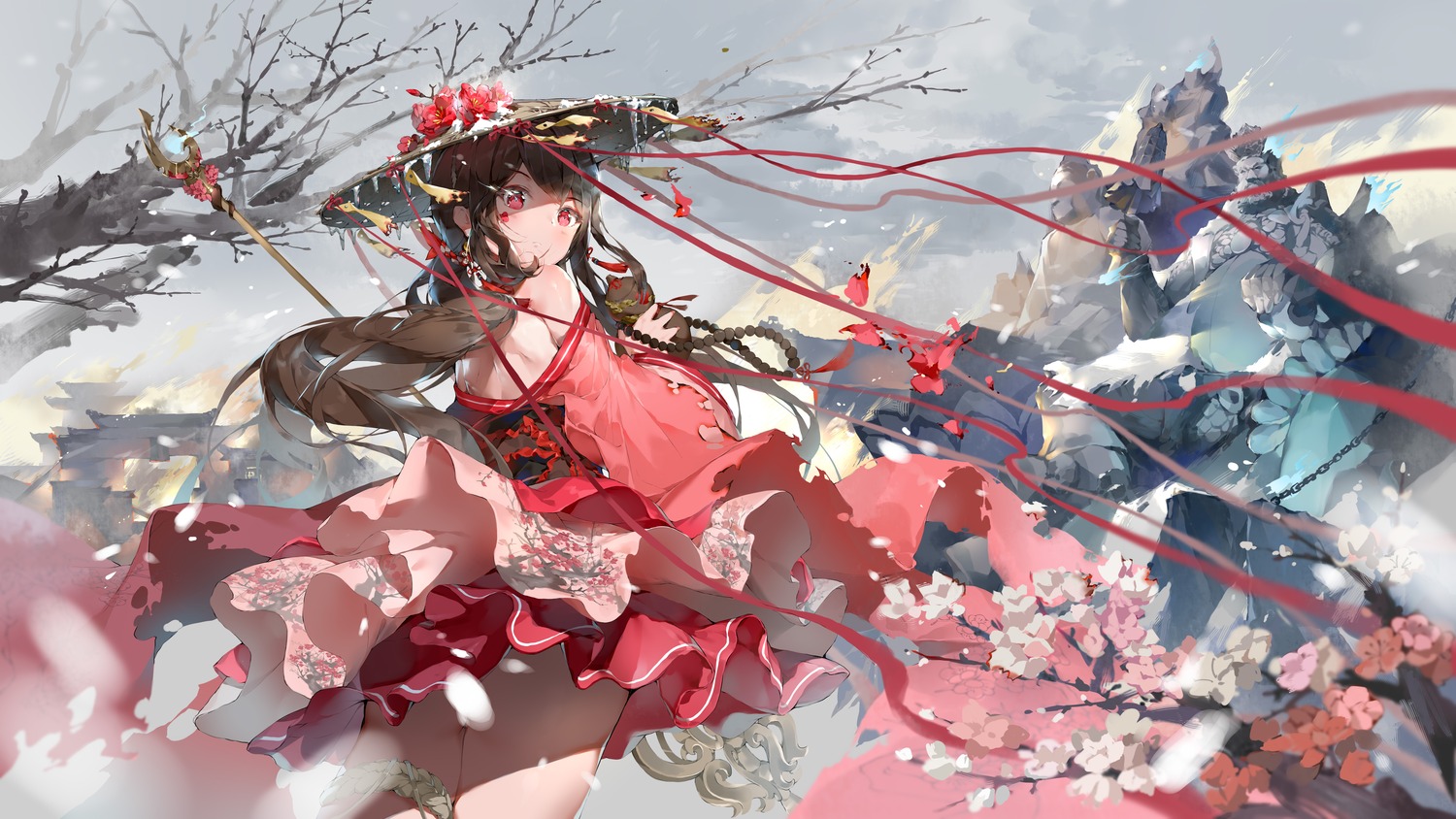 asian_clothes, bodhi_wushushenghua, no_bra