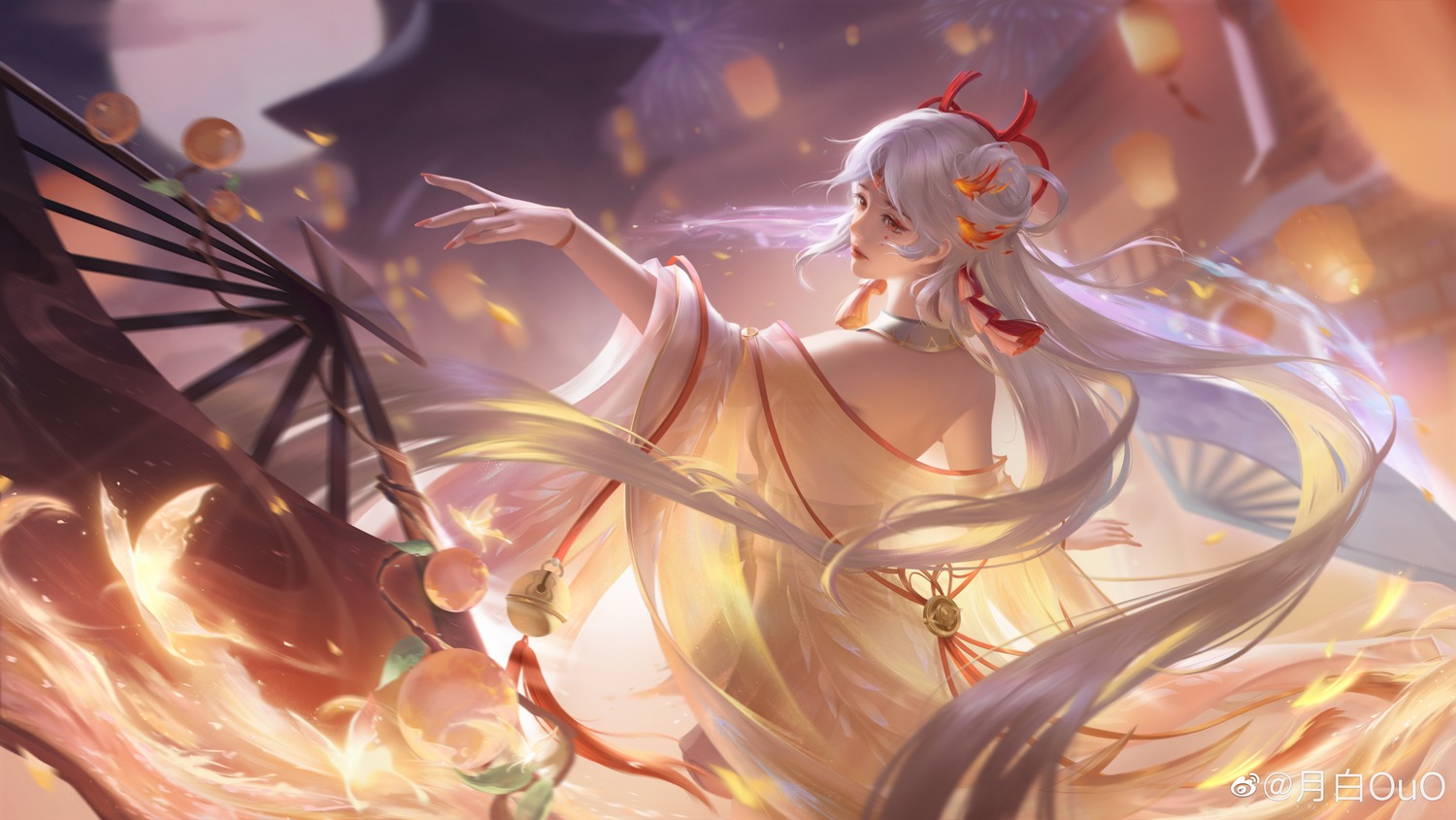 asian_clothes, onmyouji, watermark, yue_bai_ouo
