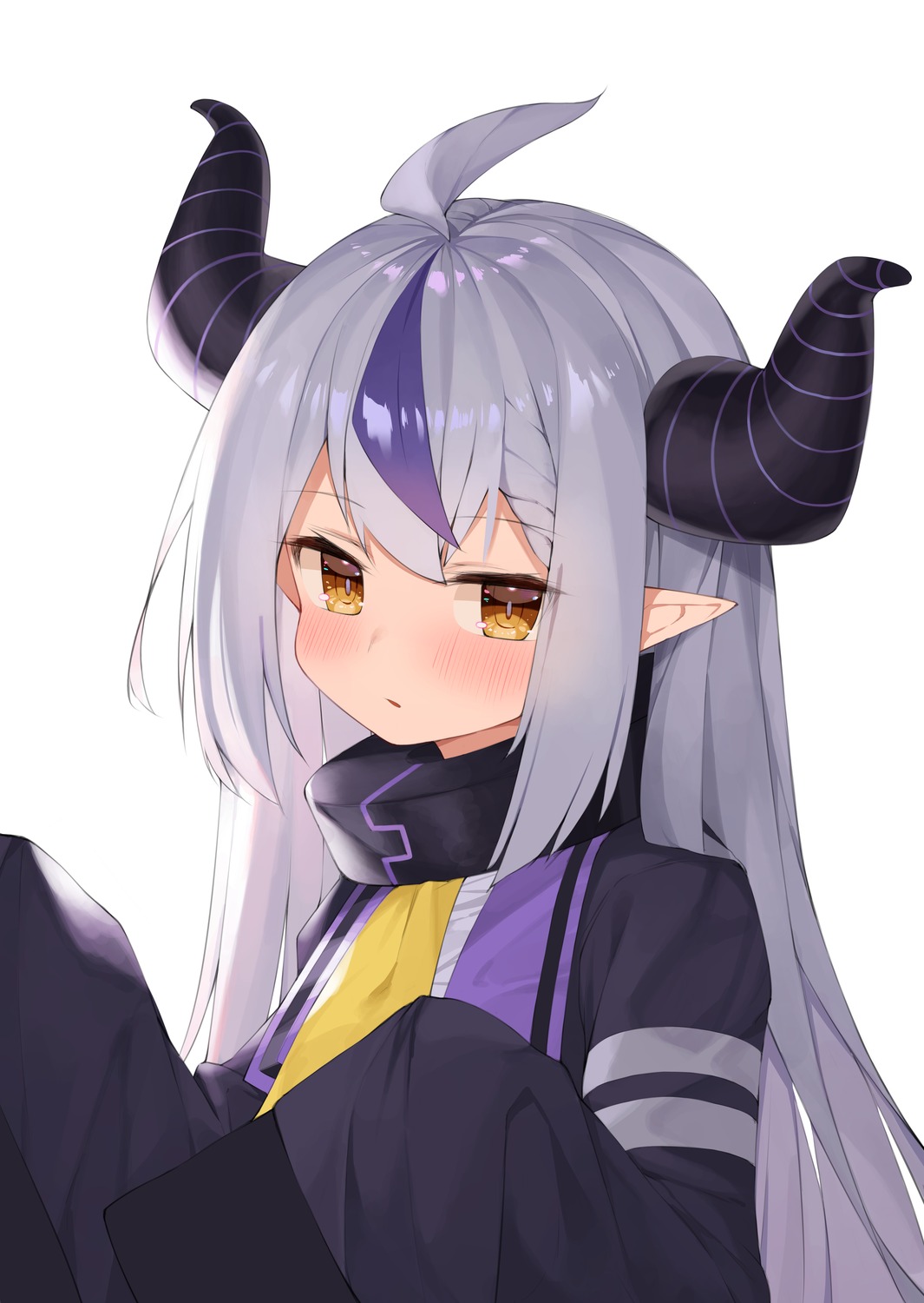 avant_garde_(artist), hololive, horns, la+_darknesss, pointy_ears