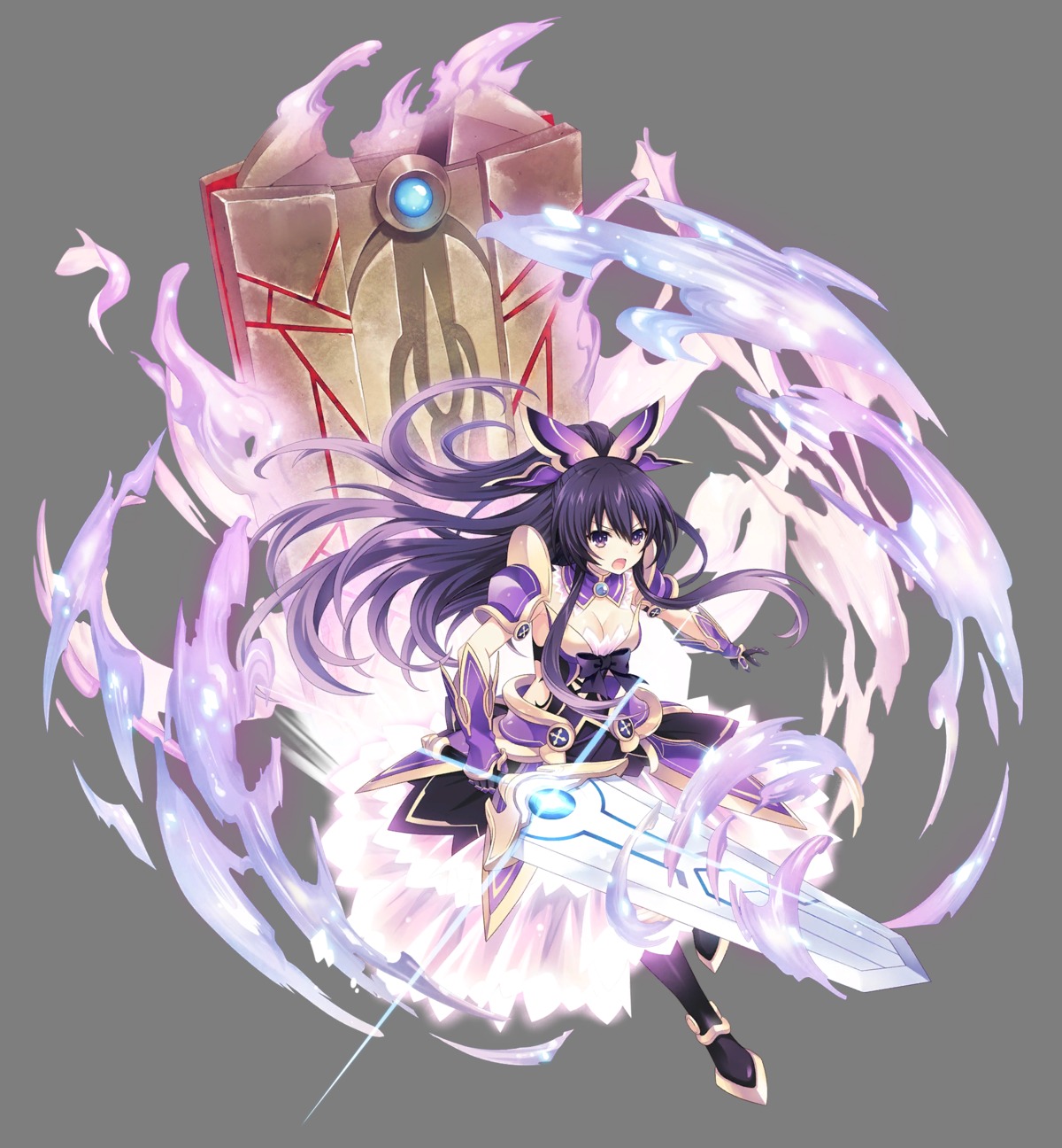 armor, date_a_live, sword, transparent_png, yatogami_tooka