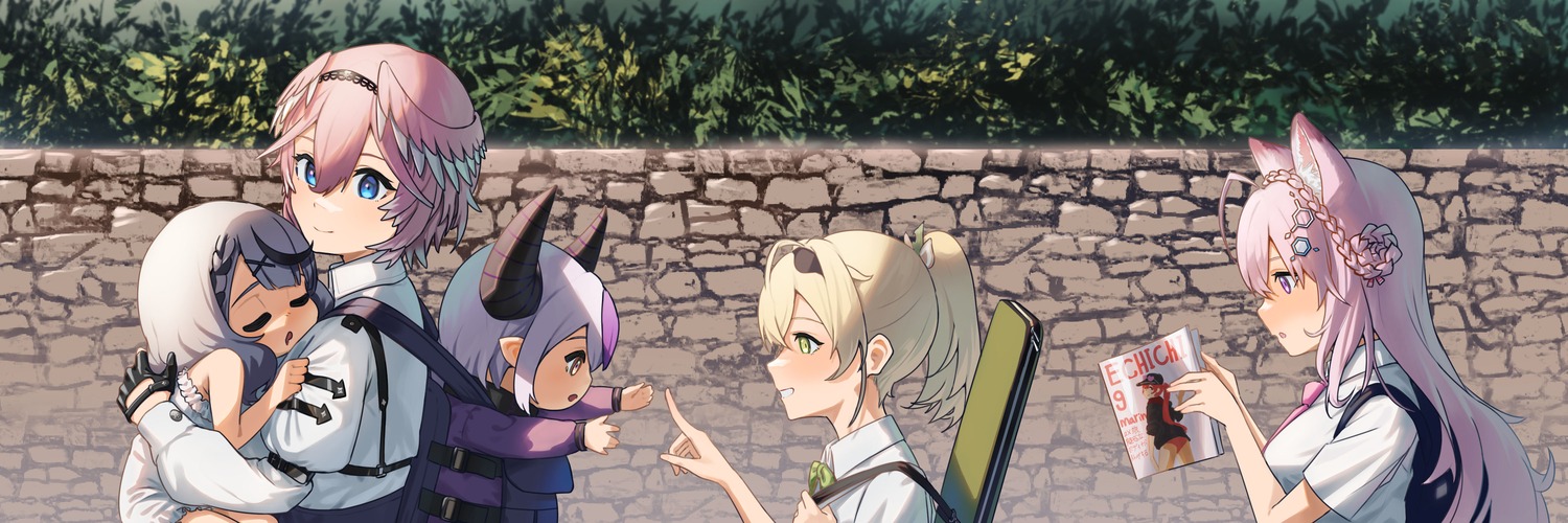 animal_ears, devil, hakui_koyori, hololive, horns, kazama_iroha, la+_darknesss, pointy_ears