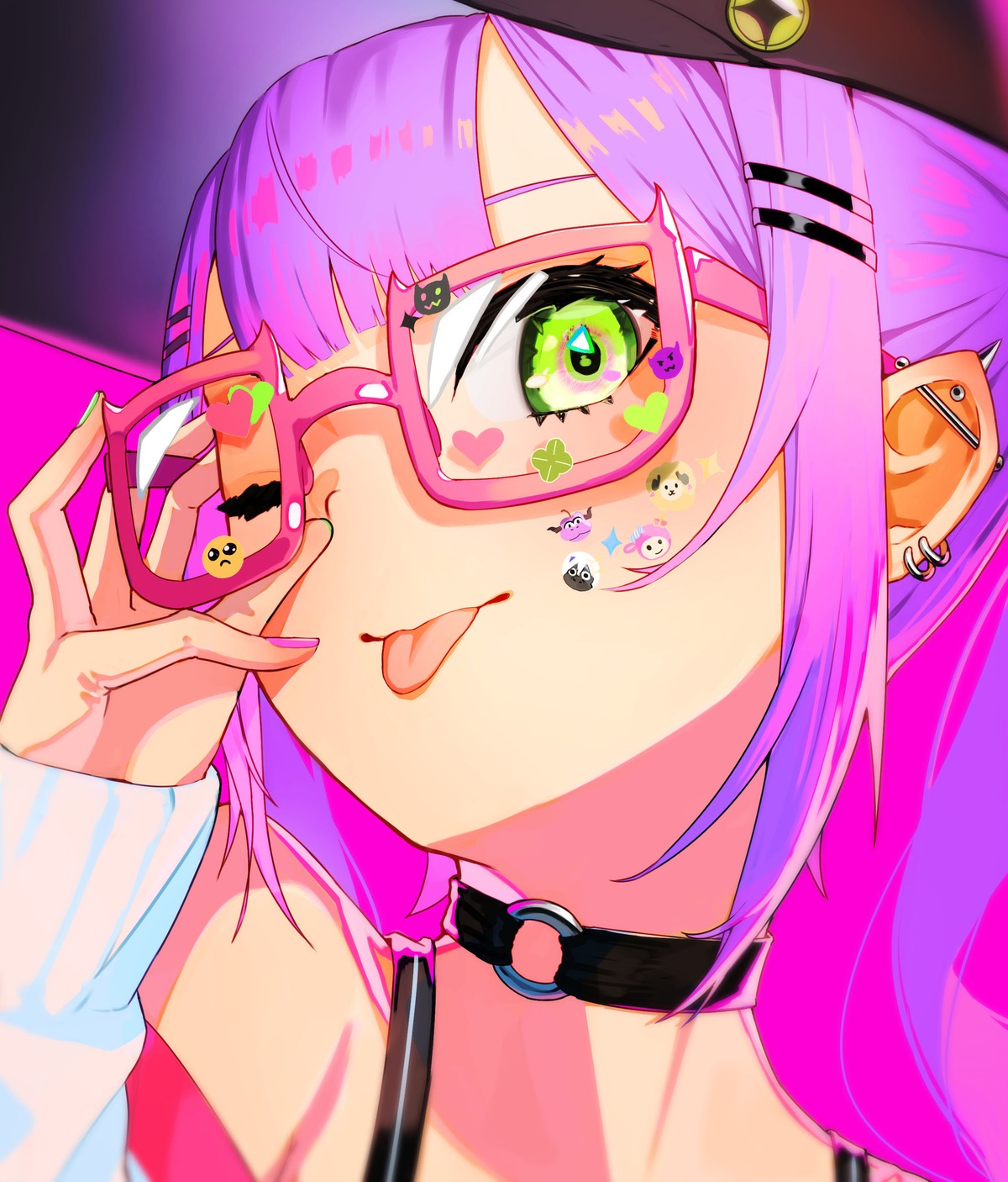 hololive, megane, pyytato, tokoyami_towa
