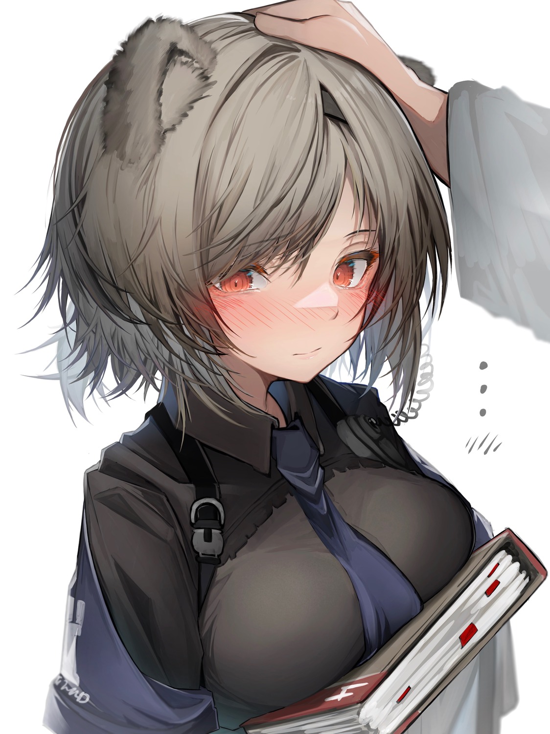 absinthe_(arknights), animal_ears, arknights, tab_head, tbhdbnb