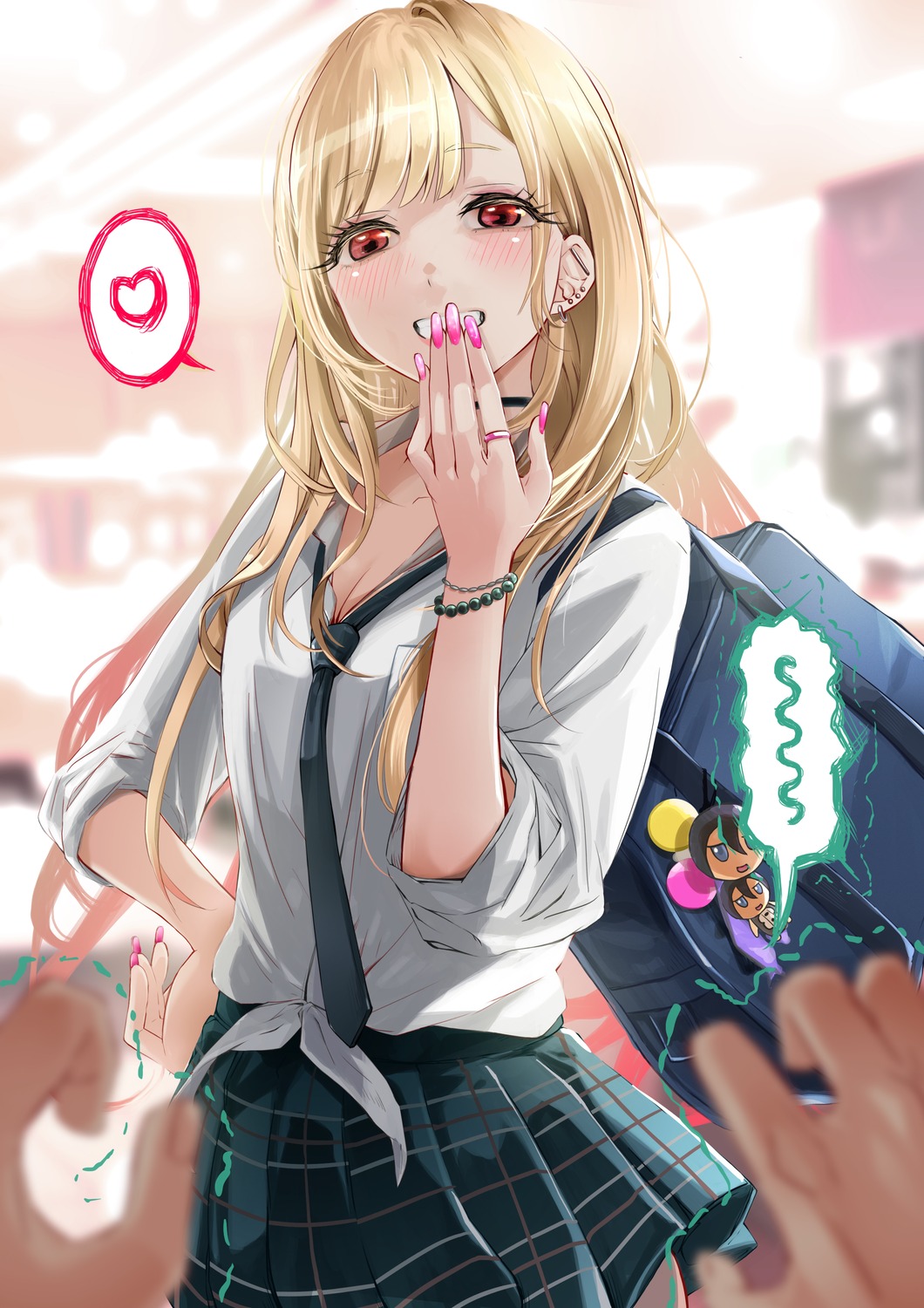 cleavage, kitagawa_marin, l.f., seifuku, sono_bisque_doll_wa_koi_wo_suru
