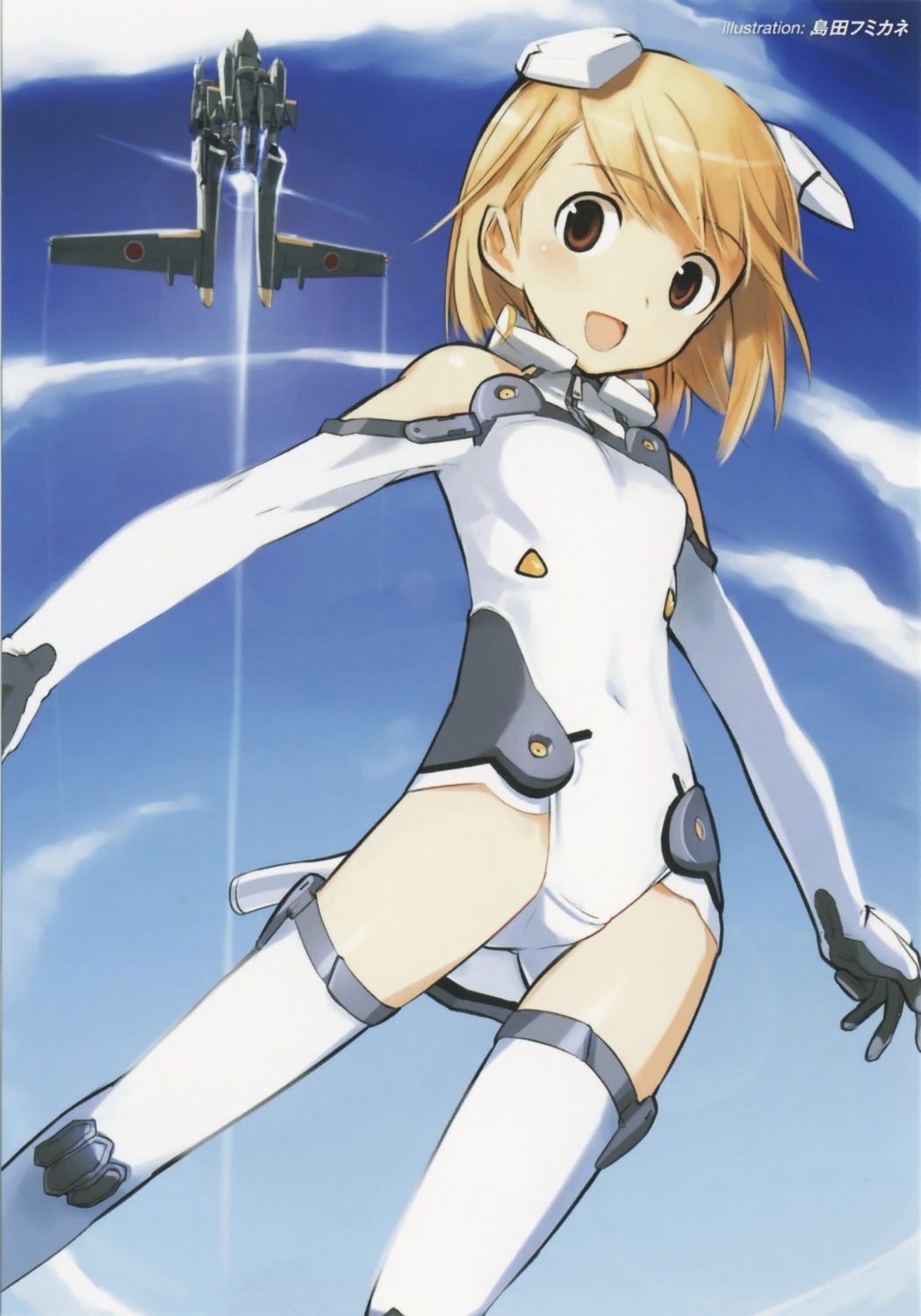 bodysuit, cropme, mecha, sakurano_otoha, shimada_humikane, sky_girls, thighhighs