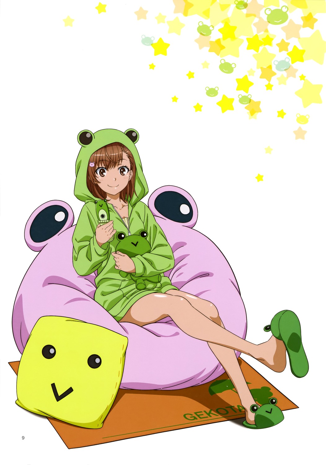 misaka_mikoto, pajama, sakamoto_tetsuya, toaru_kagaku_no_railgun, toaru_majutsu_no_index