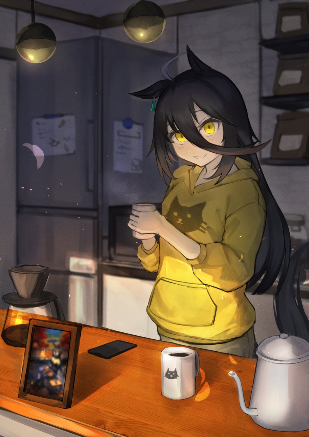animal_ears, manhattan_cafe_(umamusume), tail, uma_musume_pretty_derby, watashinabe
