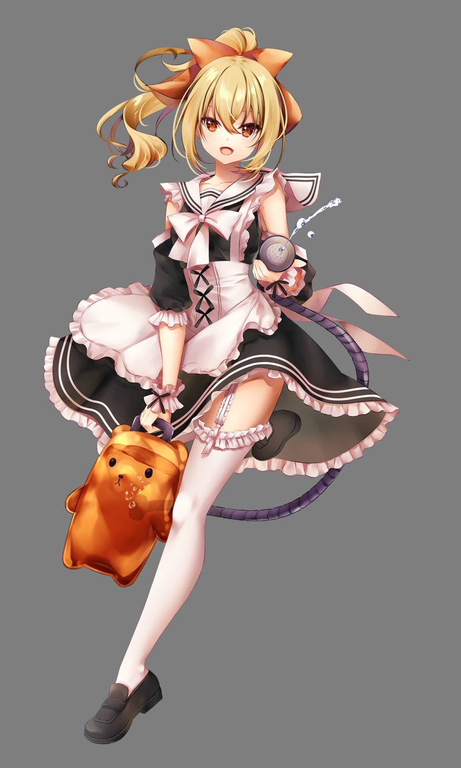 maid, skirt_lift, stockings, tagme, taimanin, taimanin_rpg, thighhighs, transparent_png