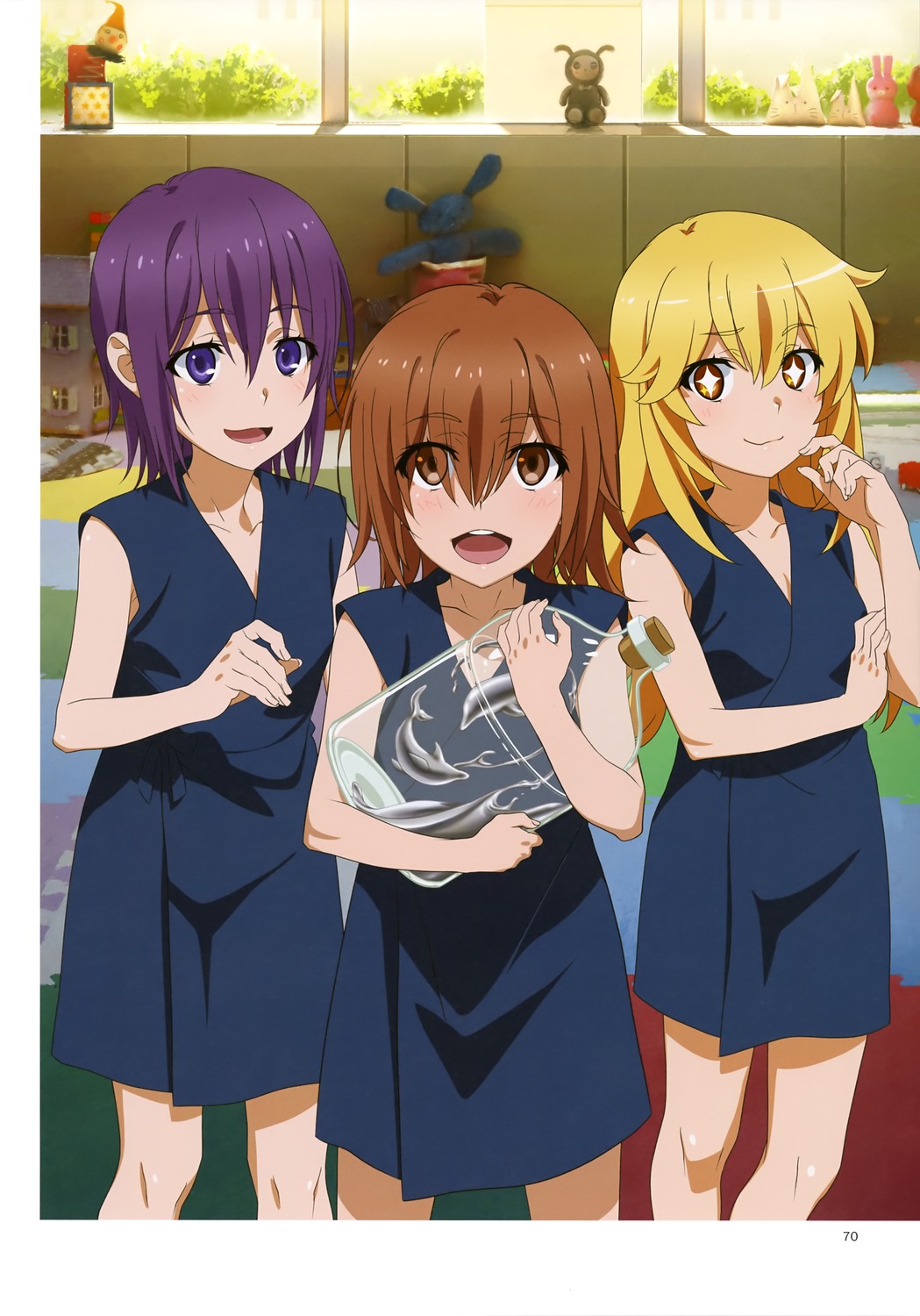 dolly, dress, kouzaku_mitori, shokuhou_misaki, tanaka_yuuichi, toaru_kagaku_no_railgun, toaru_majutsu_no_index