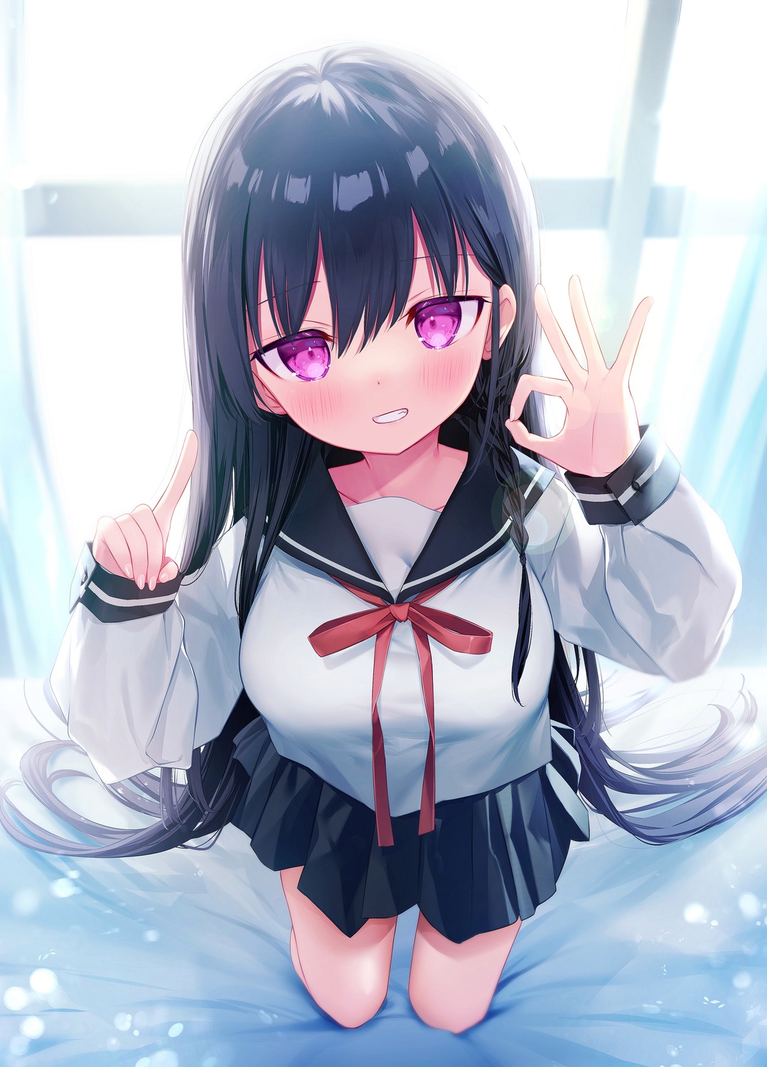 kurimochi_chizuru, seifuku
