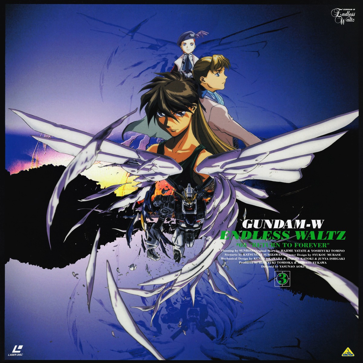 gundam, gundam_wing, heero_yuy, mecha, murase_shuko, relena_peacecraft, wing_gundam_zero