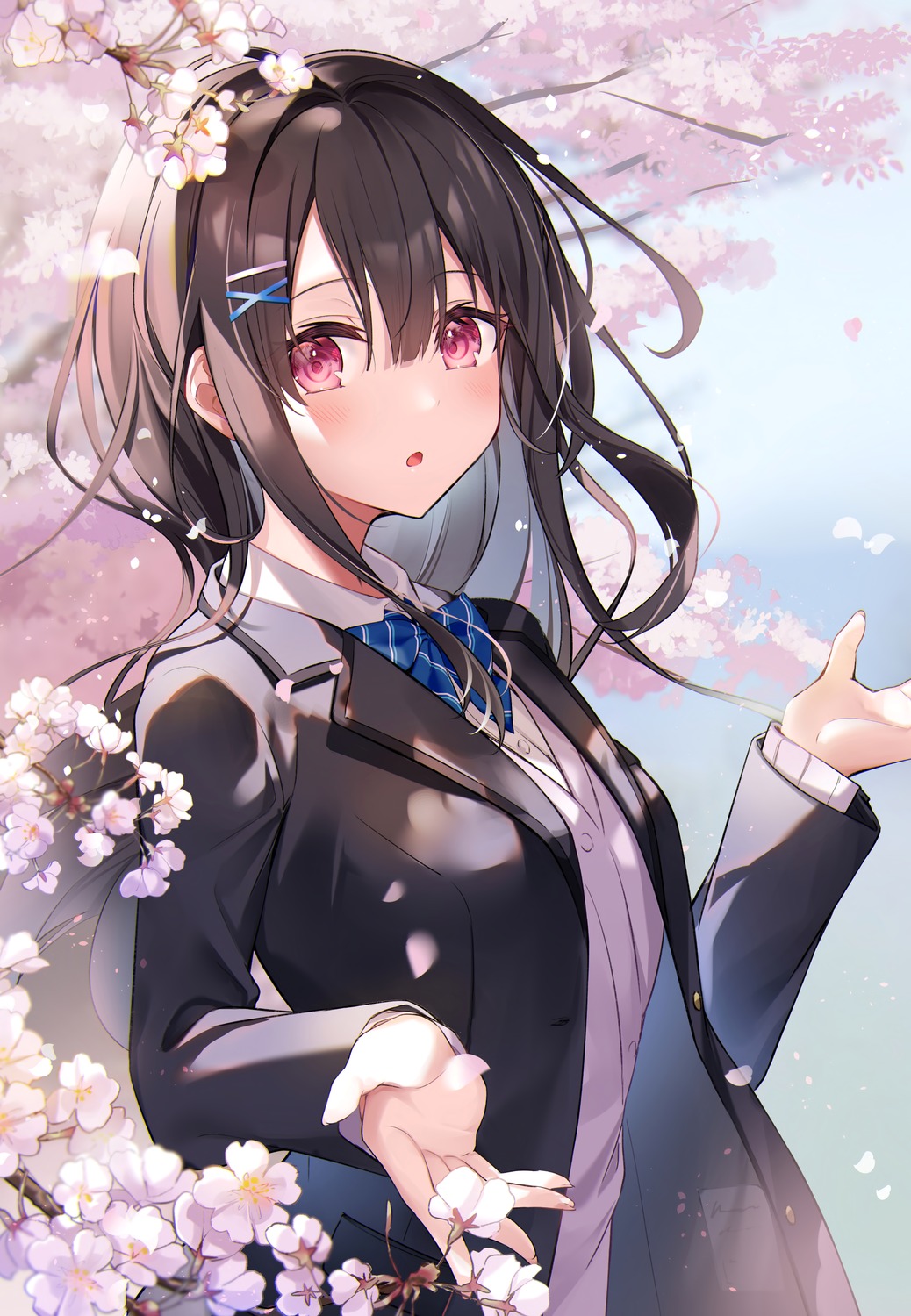 kisaragi_yuri, koharu_shoujo, seifuku, sweater, tachibana_sara_(kisaragi_yuri)