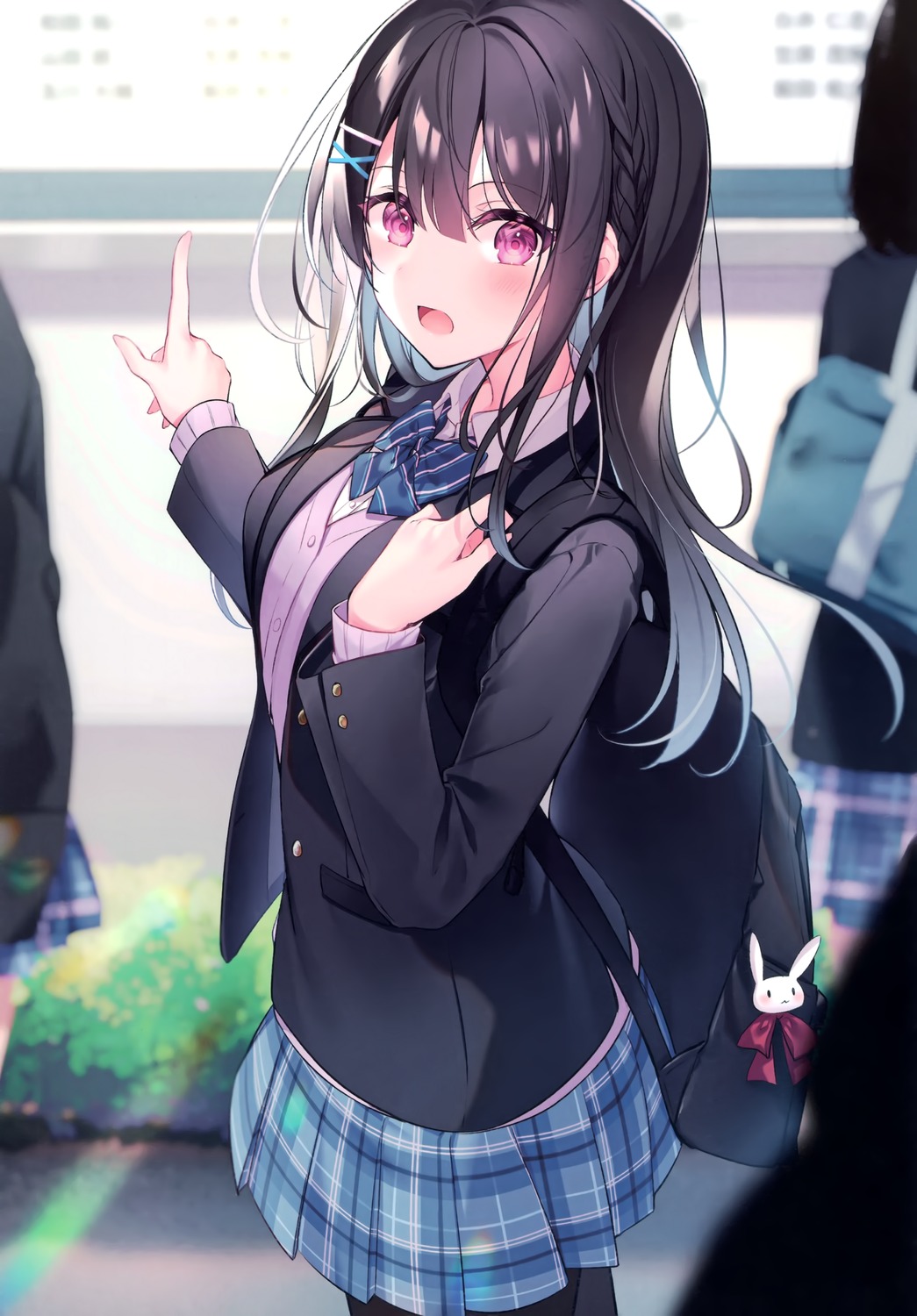 kisaragi_yuri, koharu_shoujo, pantyhose, seifuku, sweater, tachibana_sara_(kisaragi_yuri)