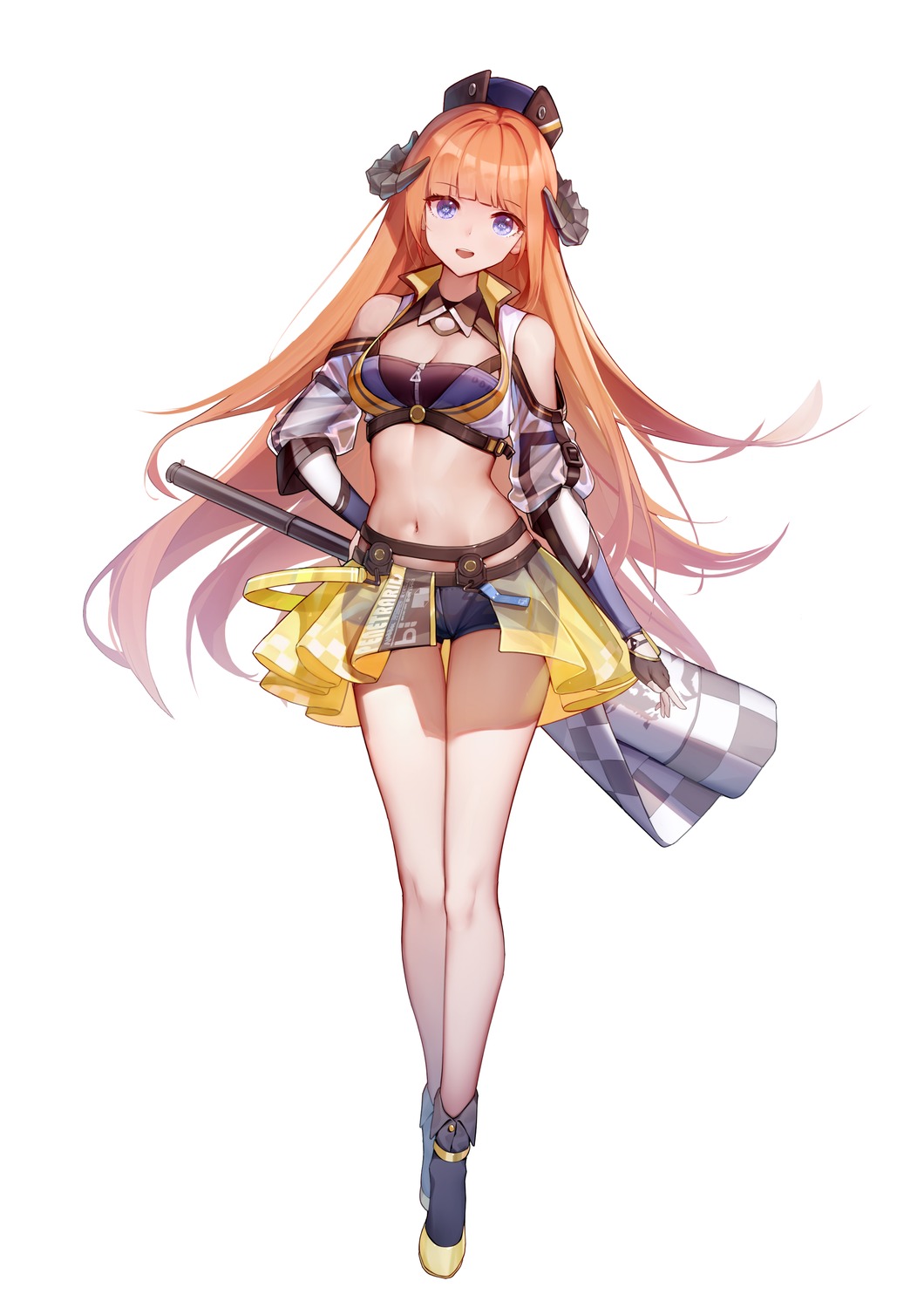arknights, bagpipe_(arknights), cyanide-whale, horns