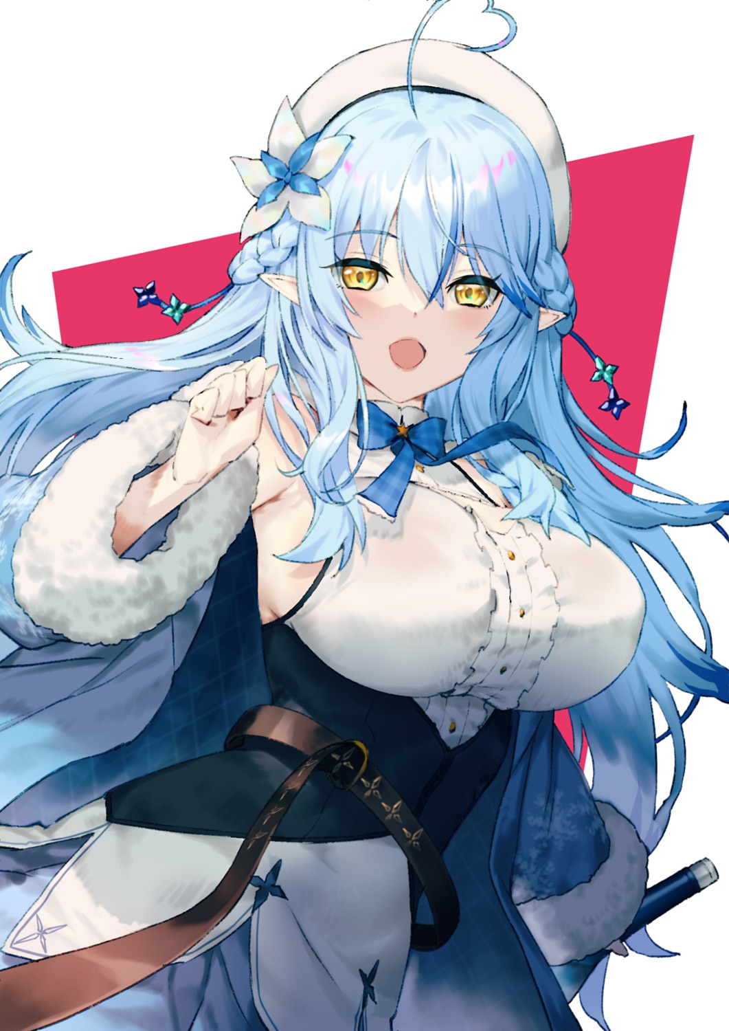 chyko, elf, hololive, pointy_ears, yukihana_lamy