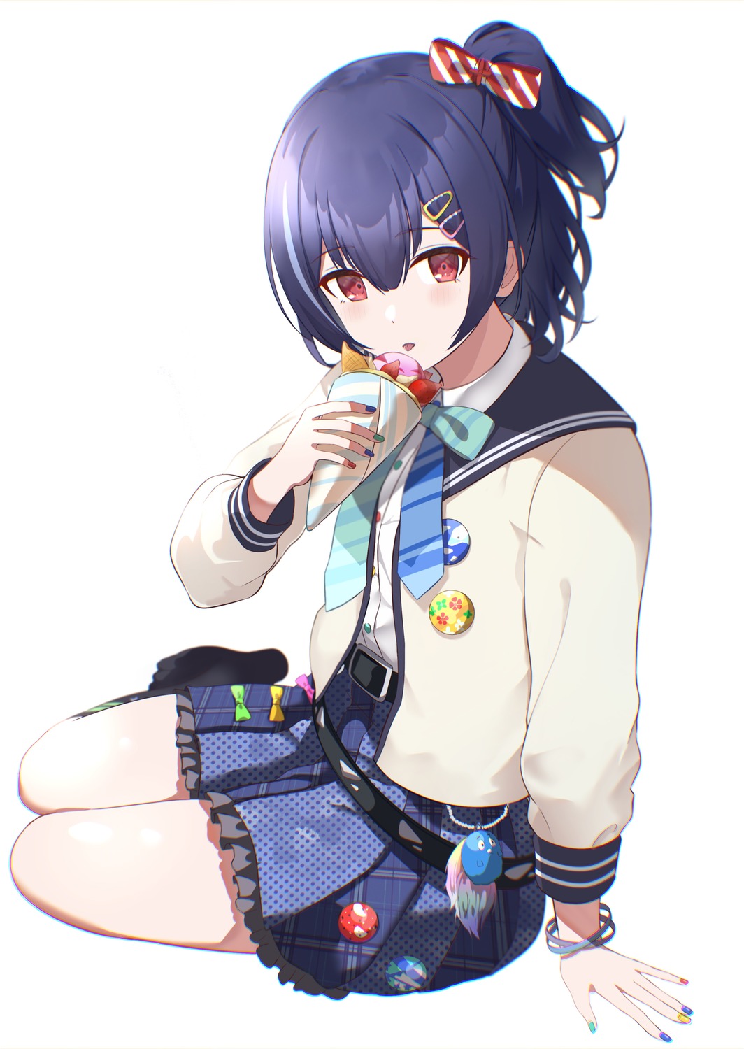 mm_(pomeme4), morino_rinze, seifuku, the_idolm@ster, the_idolm@ster_shiny_colors