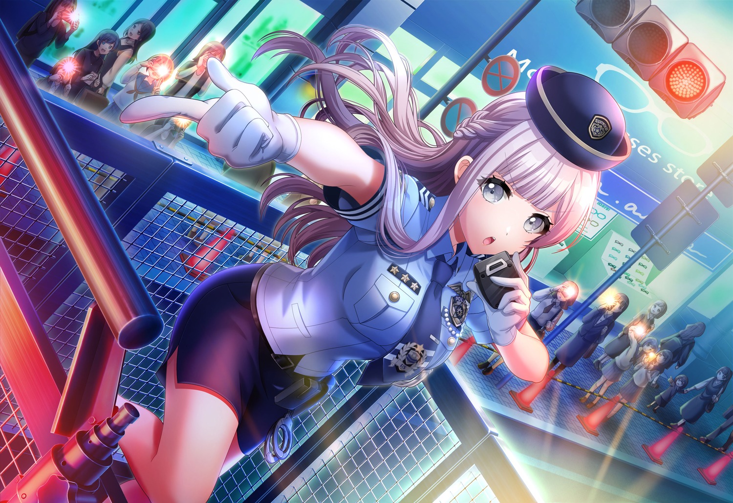 d4dj, izumo_saki, police_uniform, seifuku, tagme