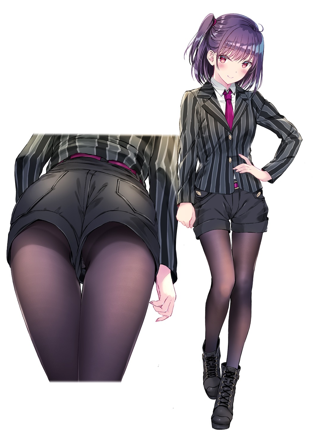 ass, business_suit, kobayashi_chisato, pantyhose, shimojou_yuri, shishunki_complex