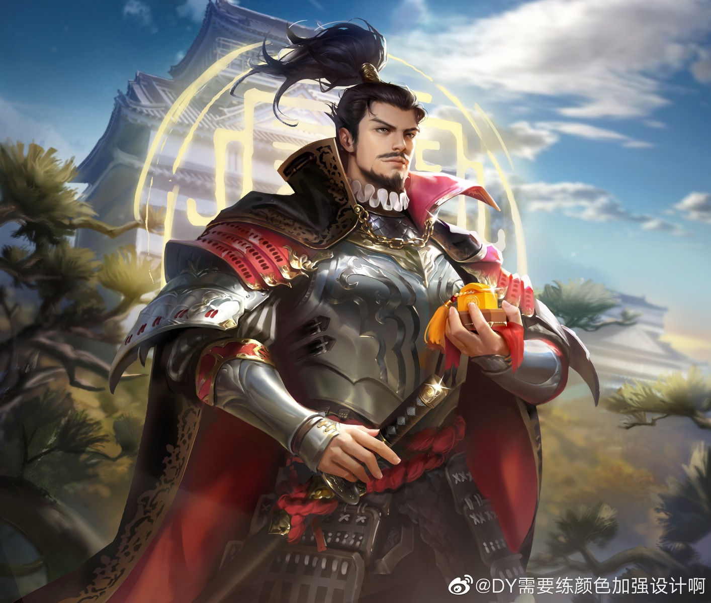 armor, dy1994, sengoku_fubu, sword, watermark