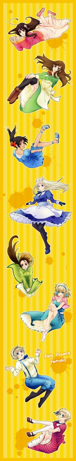 belarus, belgium, hetalia_axis_powers, hungary, liechtenstein, lingko27, seychelles, taiwan, thighhighs, ukraine, vietnam