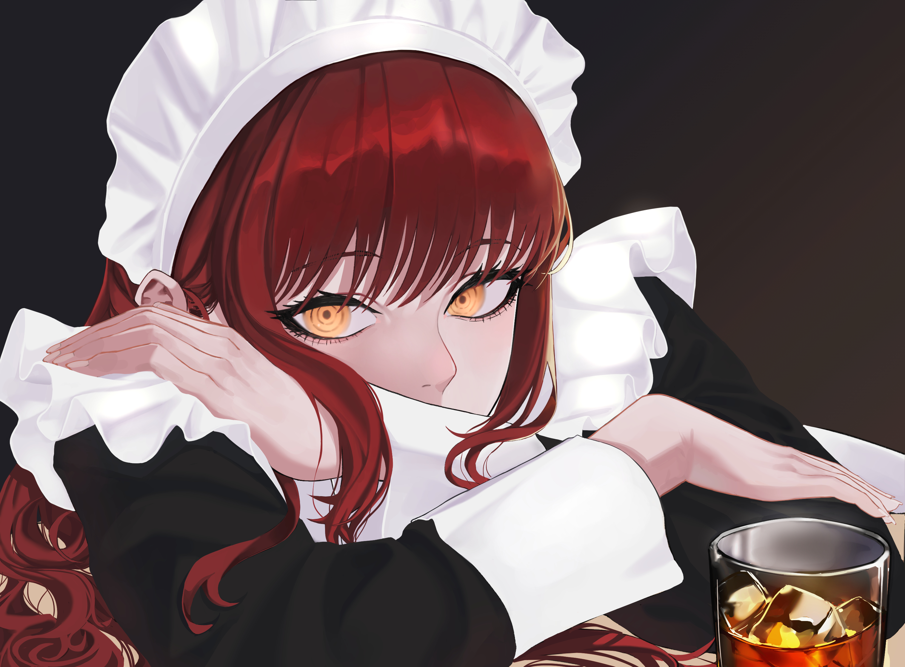 chainsaw_man, maid, makima_(chainsaw_man), sailen0